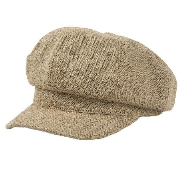 Casquette Gavroche Femme Kaki