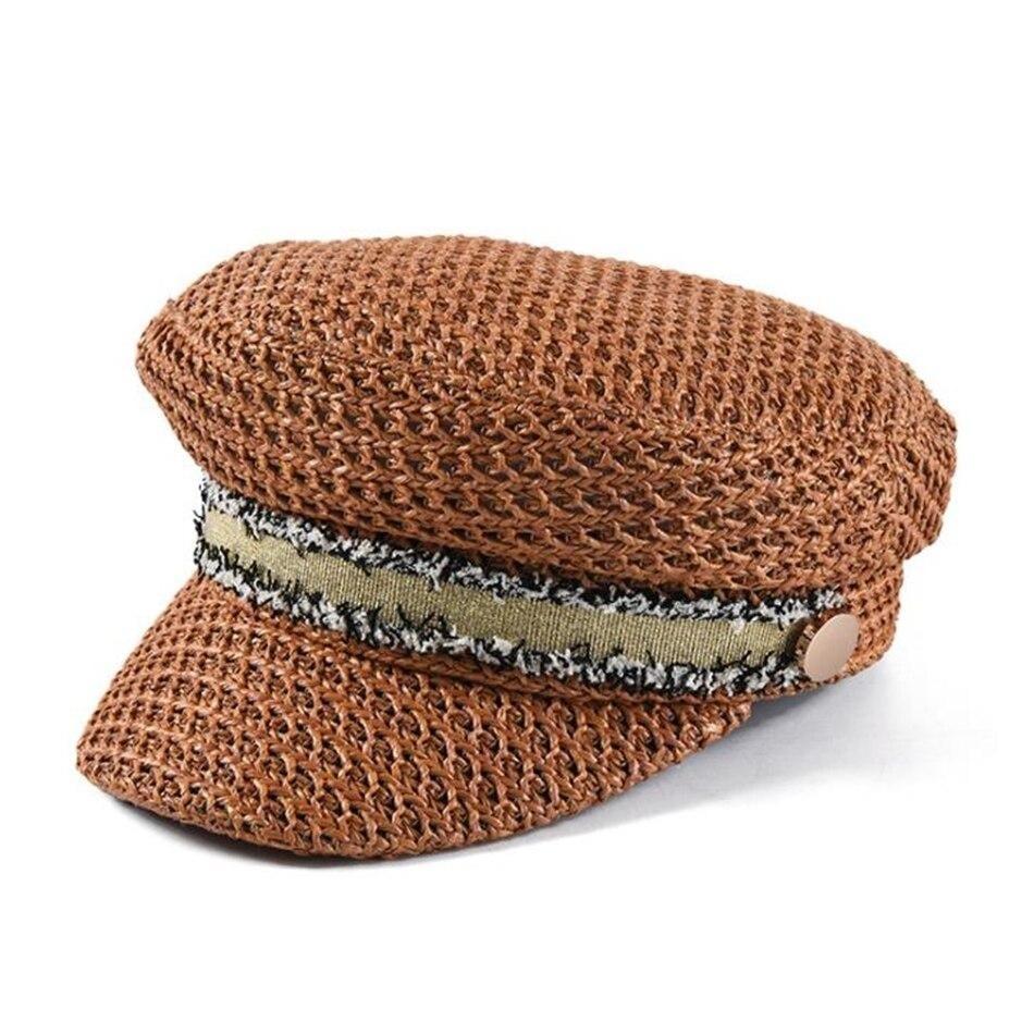 Casquette Gavroche Femme Paille
