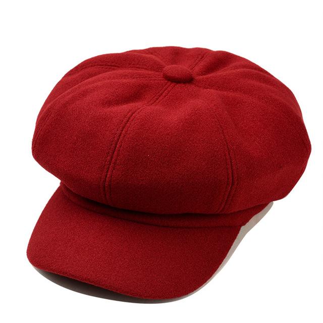 Casquette Gavroche Femme Rouge
