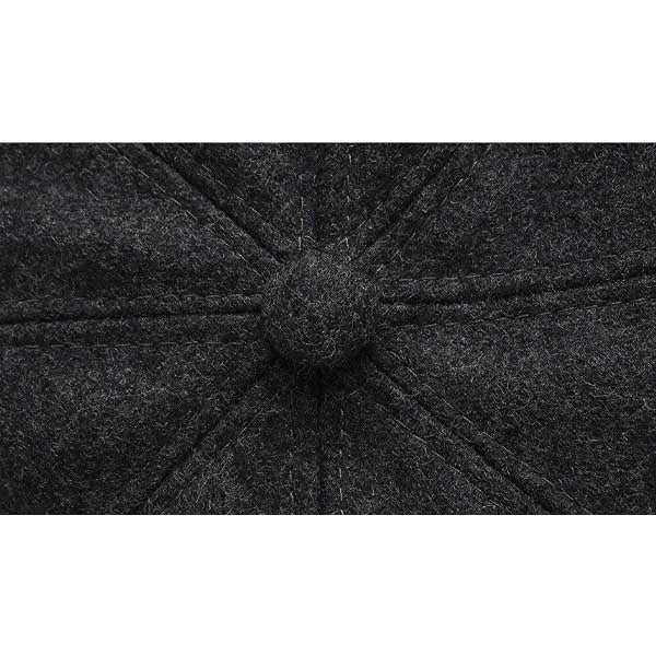 Casquette Gavroche en Gris Foncé