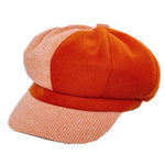 Casquette Gavroche Laine Orange