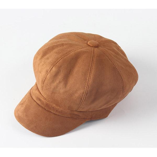 Casquette Gavroche Femme Marron