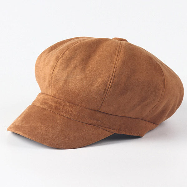Casquette Gavroche Marron Femme