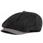 Casquette Gavroche Noir Homme