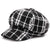 Casquette Gavroche Noire à Rayures