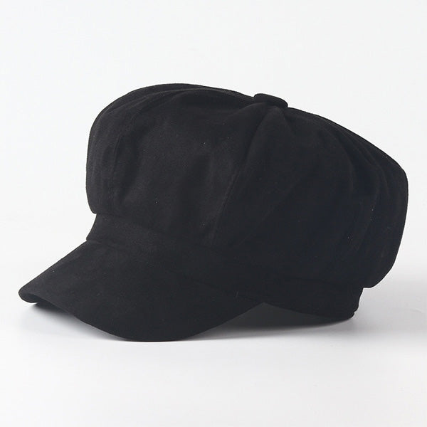 Casquette Gavroche Noire Femme