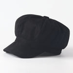 Casquette Gavroche Noire Femme