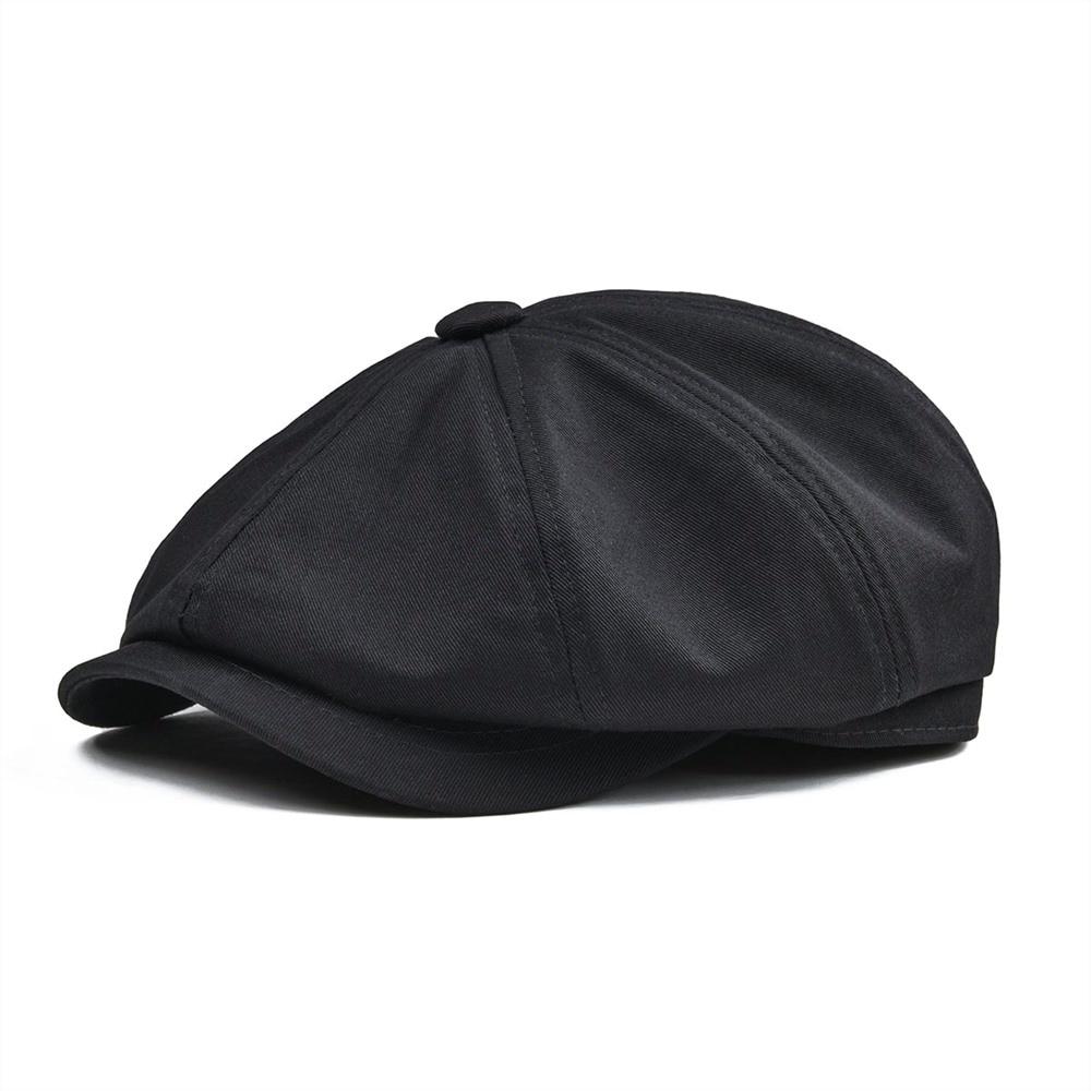 Casquette Gavroche Noire Homme