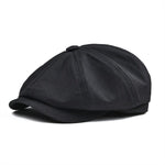Casquette Gavroche Noire Homme