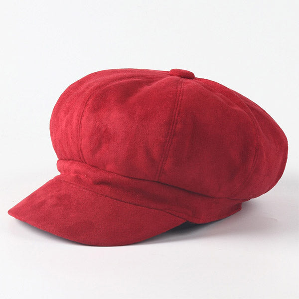 Casquette Gavroche Rouge Femme
