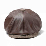 Casquette Gavroche Simili Cuir