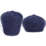 Casquette Gavroche en Velours Côtelé