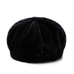 Casquette Gavroche Noir Velours