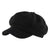 Casquette Gavroche Velours Noir Femme