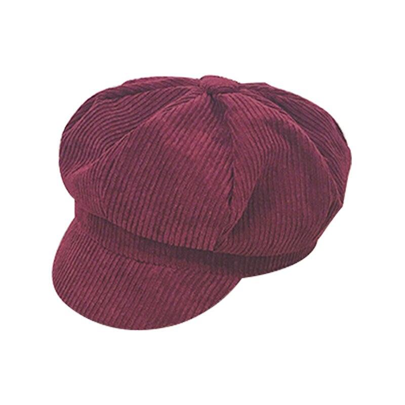 Casquette Gavroche Velours Rouge Enfant