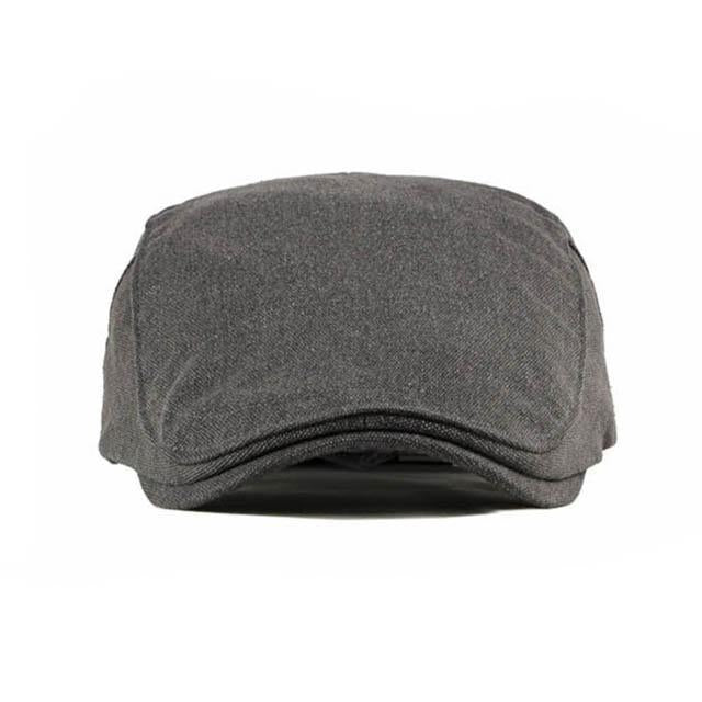 Casquette Plate Golf Grise