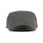 Casquette Plate Golf Grise