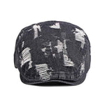 Casquette Plate Jean Noir