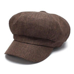Casquette Lin Marron