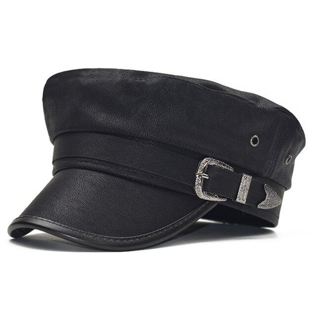Casquette Marin Femme Cuir