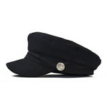 Casquette Gavroche Marin Femme Laine