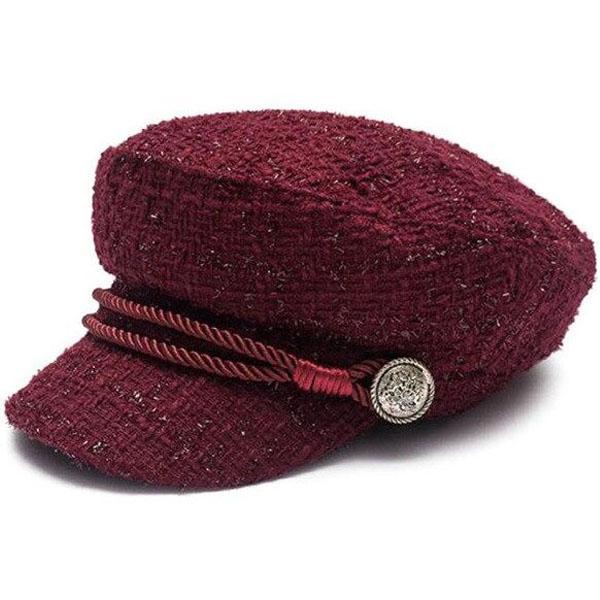 Casquette Marin Femme Rouge