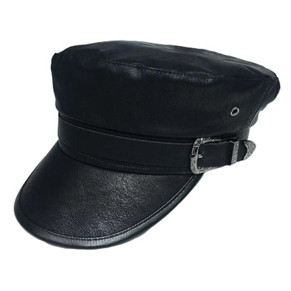 Casquette Marin Simili Cuir