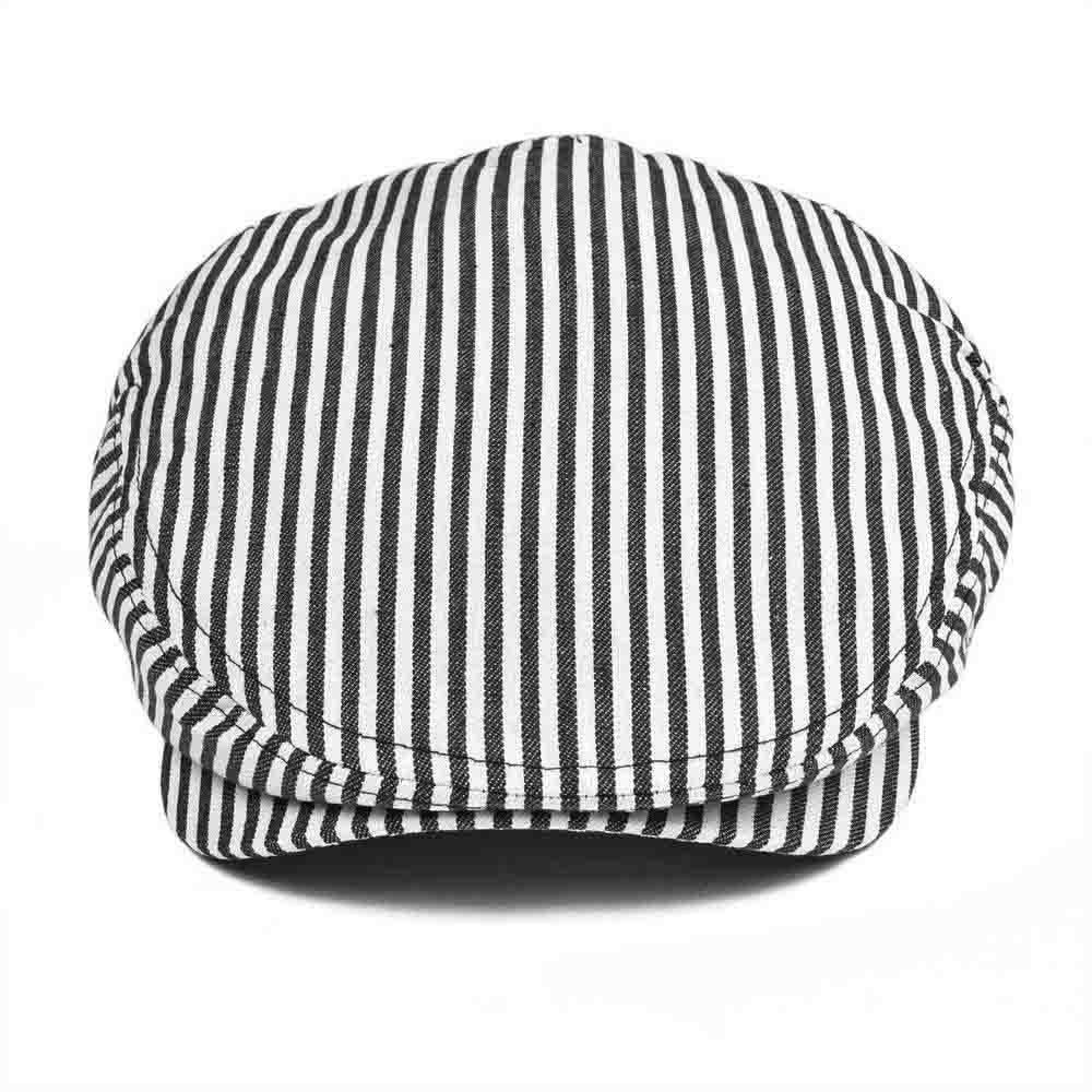 Casquette Plate Marinière Femme