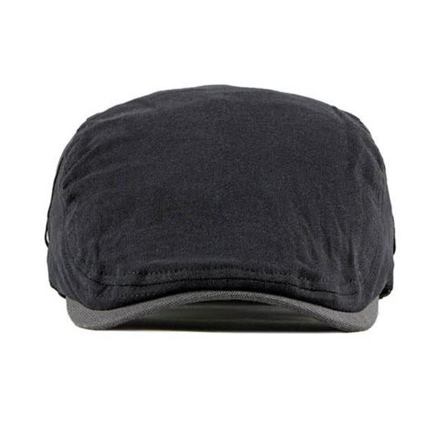 Casquette Plate Noire