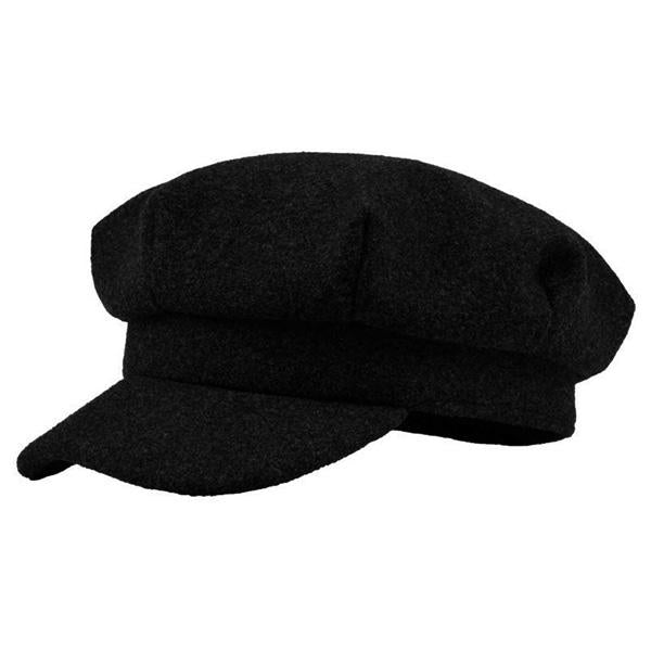 Casquette Noire Gavroche Femme