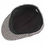 Casquette Plate Pied de Poule