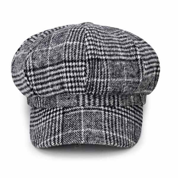 Casquette Pied de Poule Pour Les Femmes