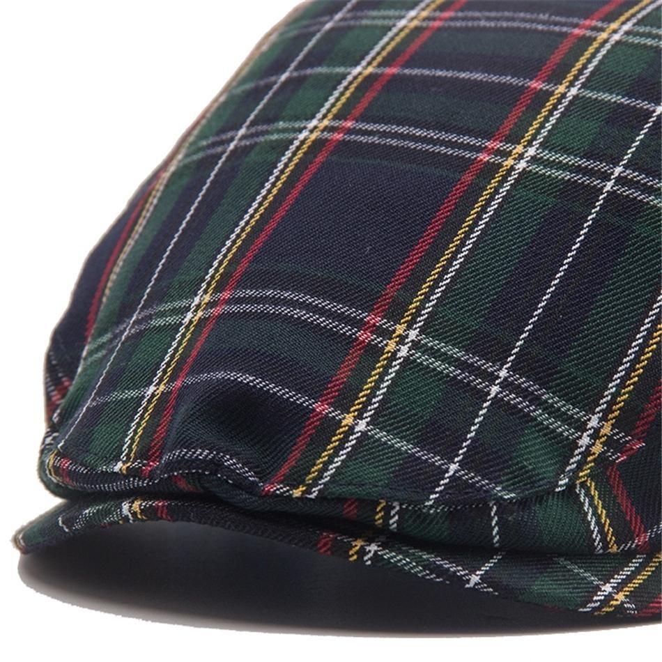 Casquette Plate Carreaux