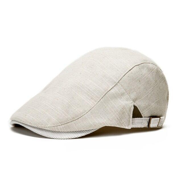 Casquette Plate Beige
