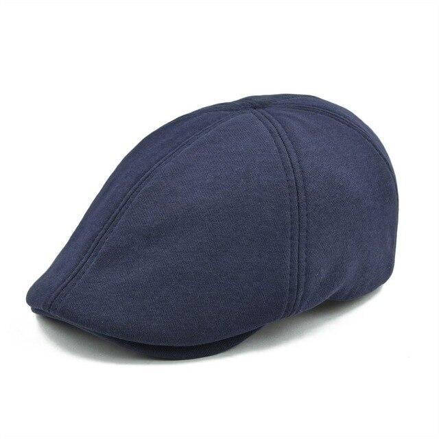 Casquette Plate Bleu