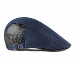 Béret Casquette Plate Bleu Marine