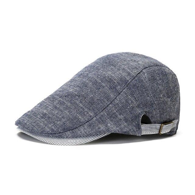 Casquette Plate Bleue