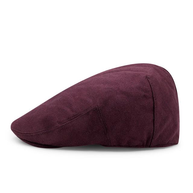 Casquette Plate Bordeaux