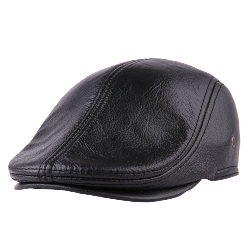 Casquette Plate Cuir