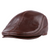 Casquette Plate Cuir Homme