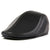 Casquette Plate Cuir Noir