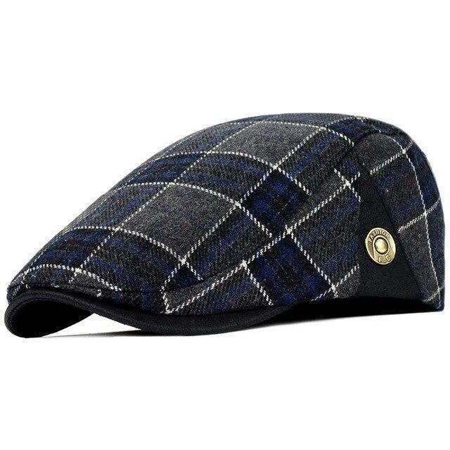 Casquette Plate Écossaise
