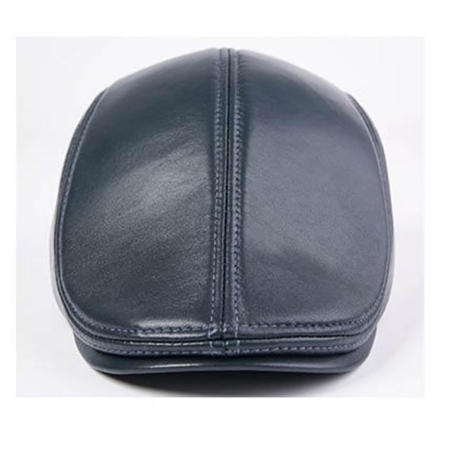 Casquette Plate Cuir