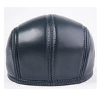 Casquette Cuir Plate