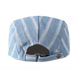 Casquette Plate Béret en Denim