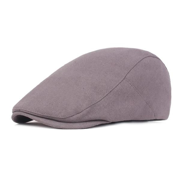 Casquette Plate En Lin