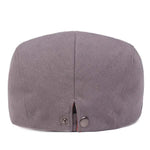 Casquette Plate en Lin Homme