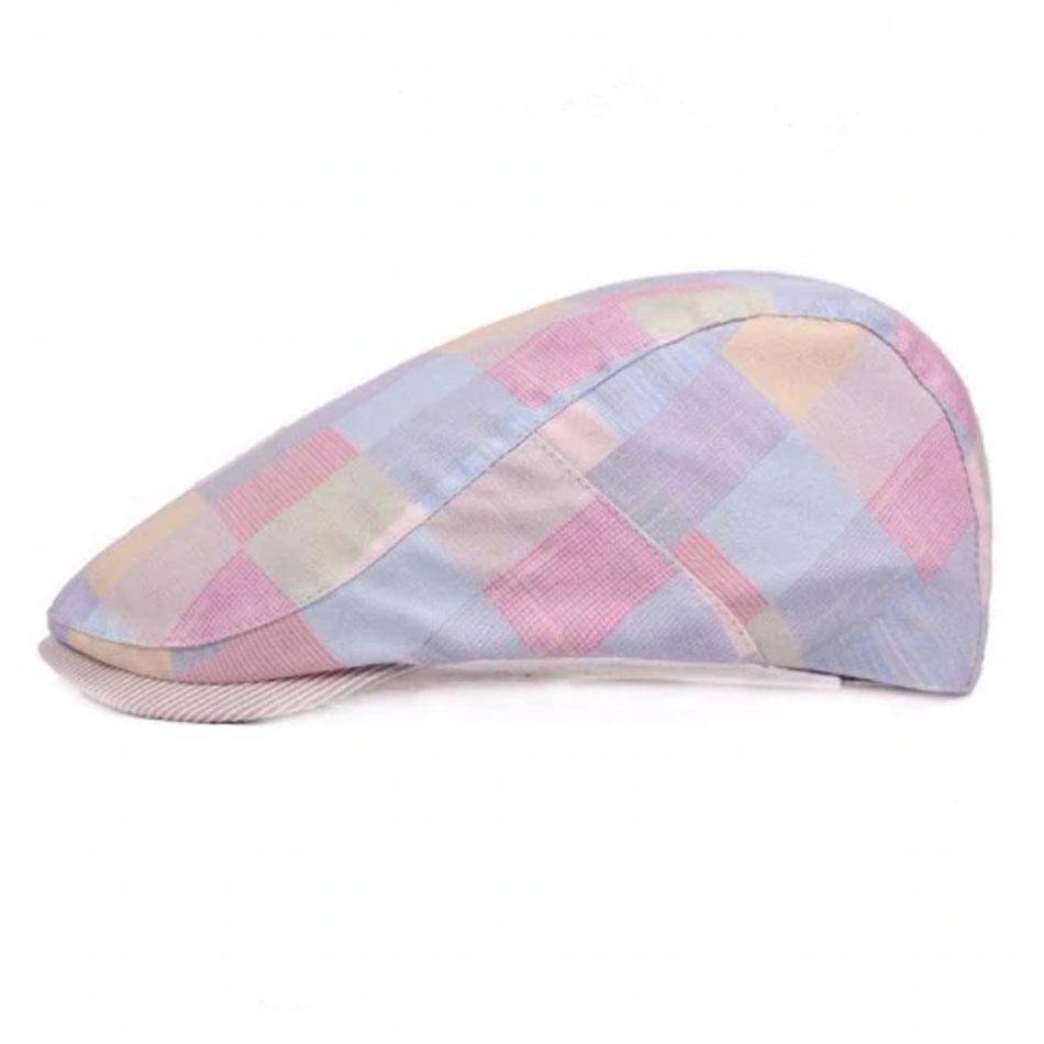 Casquette Femme à Carreaux