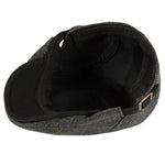 Casquette Béret Plate Grise