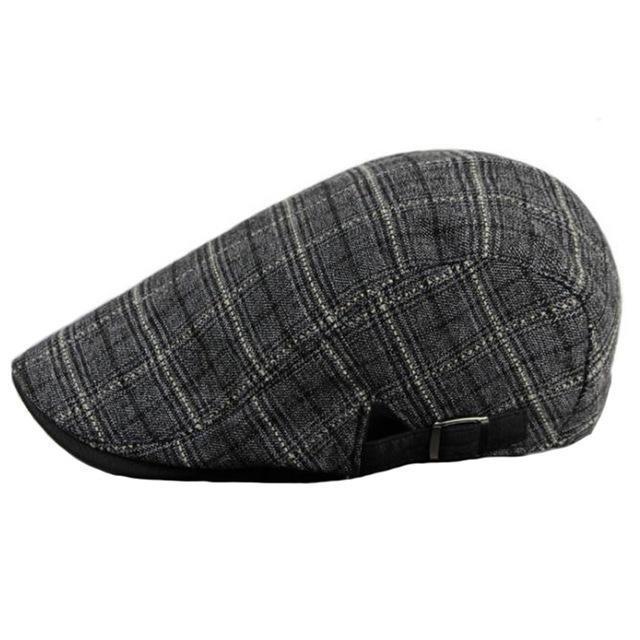 Casquette Plate Grise Homme